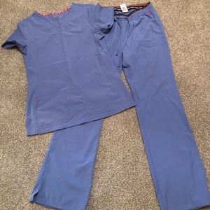 Siel blue heart soul scrubs